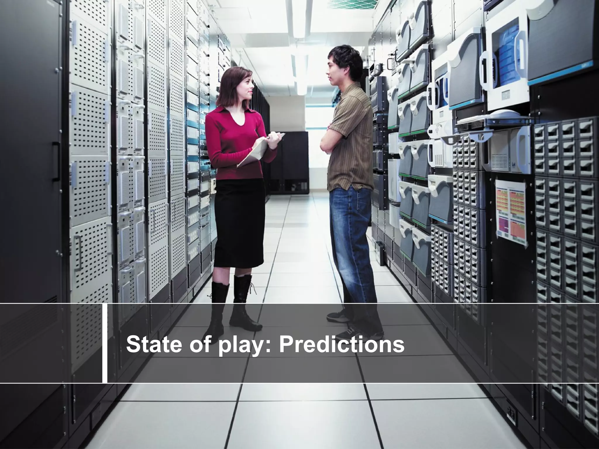 State of play: Predictions


           © 2010 SunGard. | www.sungard.co.uk
 