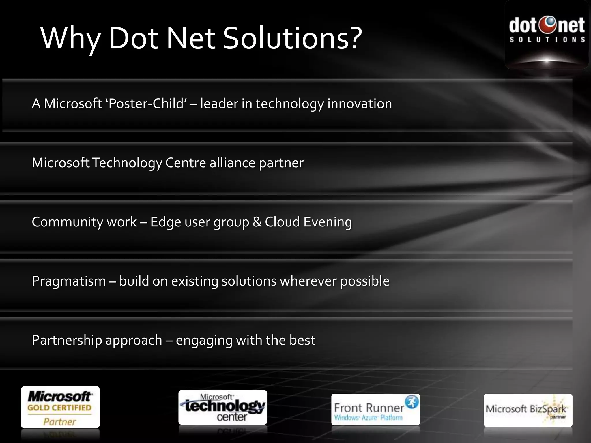 Higher-level services