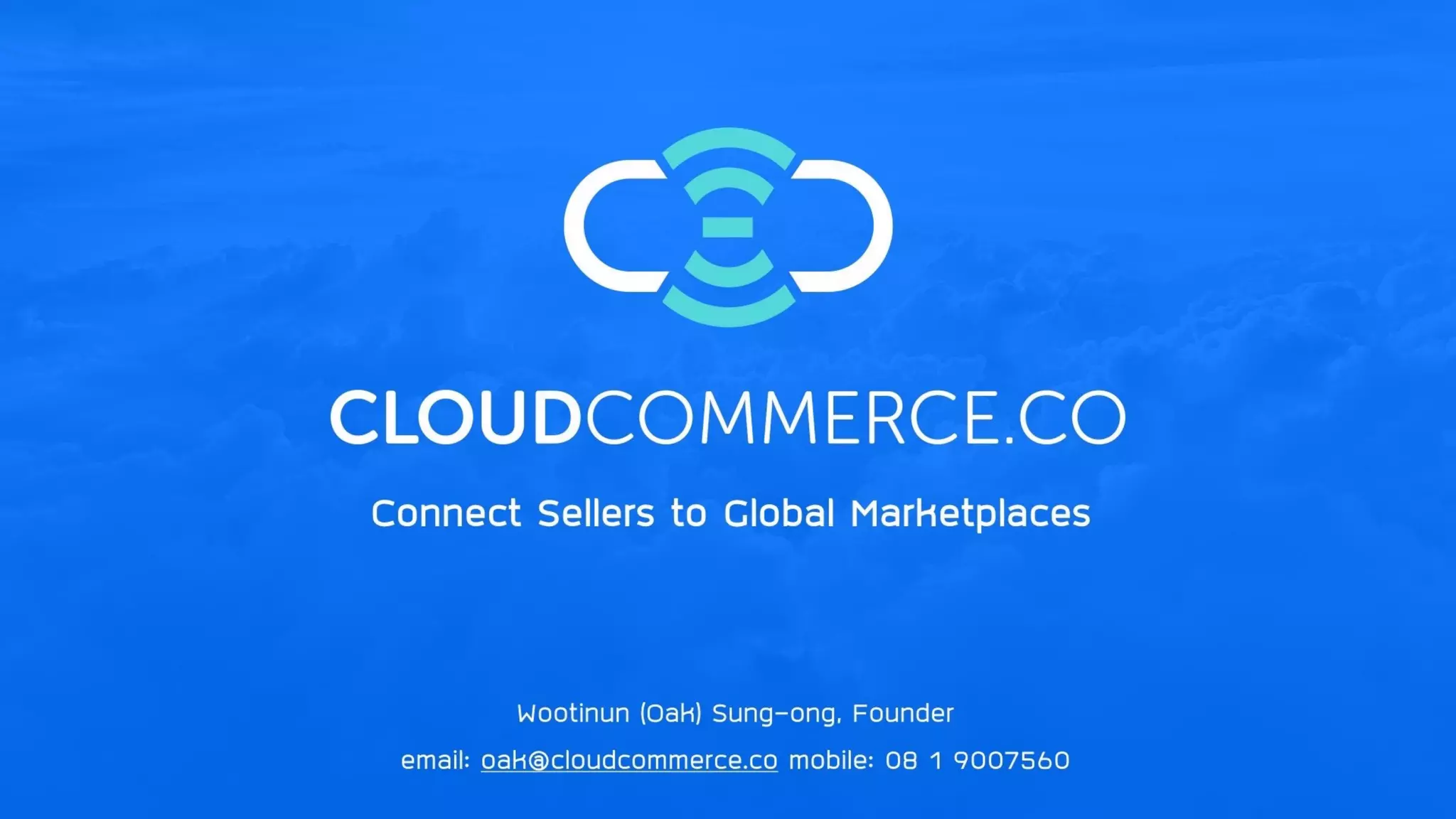  dtac accelerate batch4 Demo Day : CloudCommerce.co