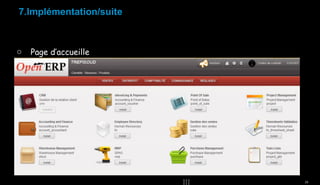 7.Implémentation/suite

o

Page d’accueille

28

 