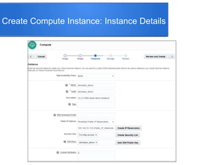 Oracle Cloud Compute - EBS 12.2.5 Vision Demo - Technical Discussion | PPTX