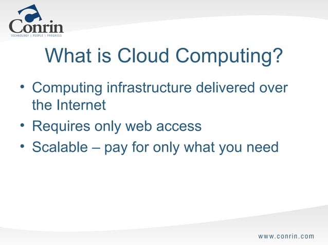Improving Efficiency With Cloud Computing Ppt