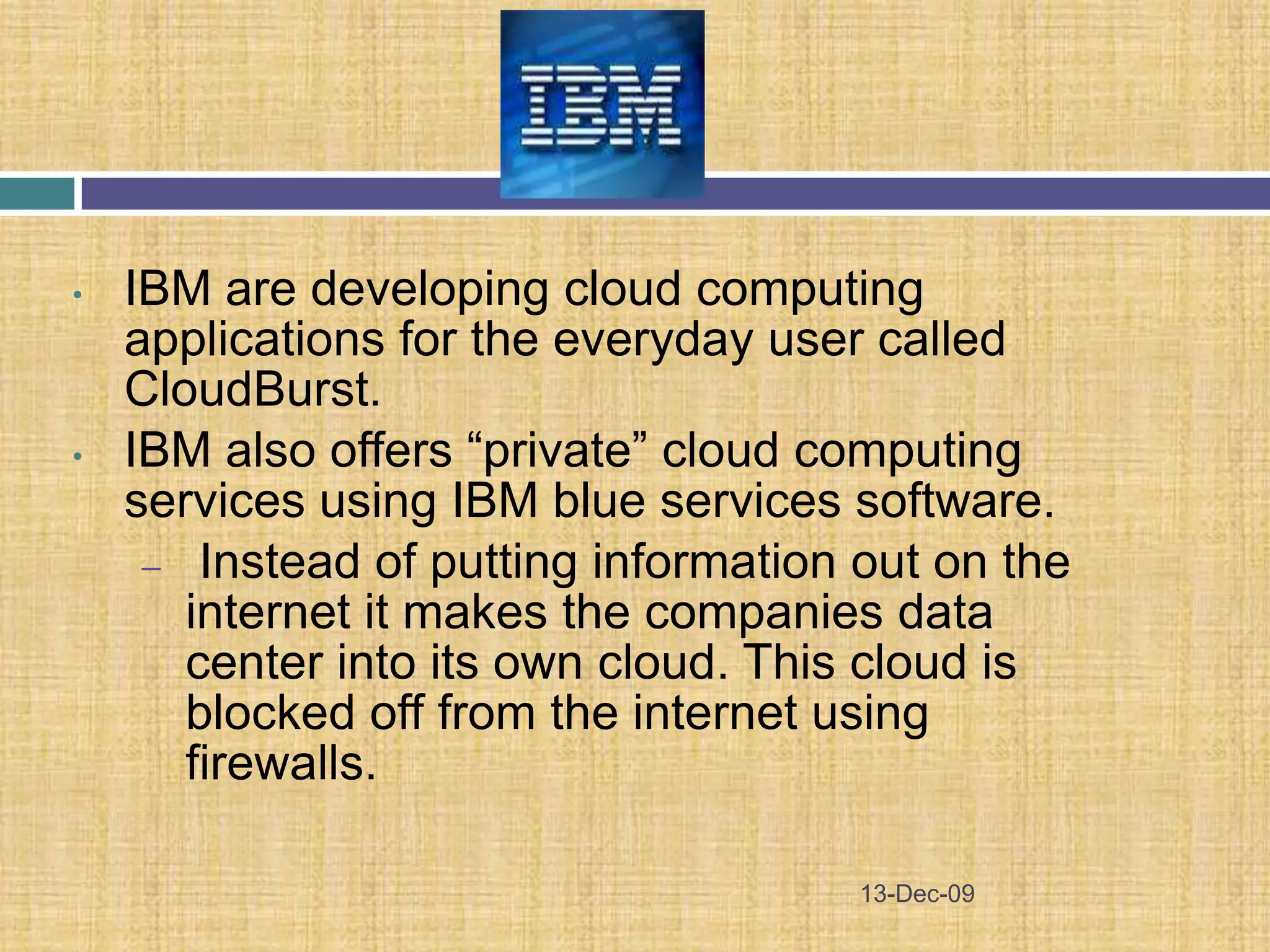 18-Nov-09Pros of using VirtualizationServer Consolidation