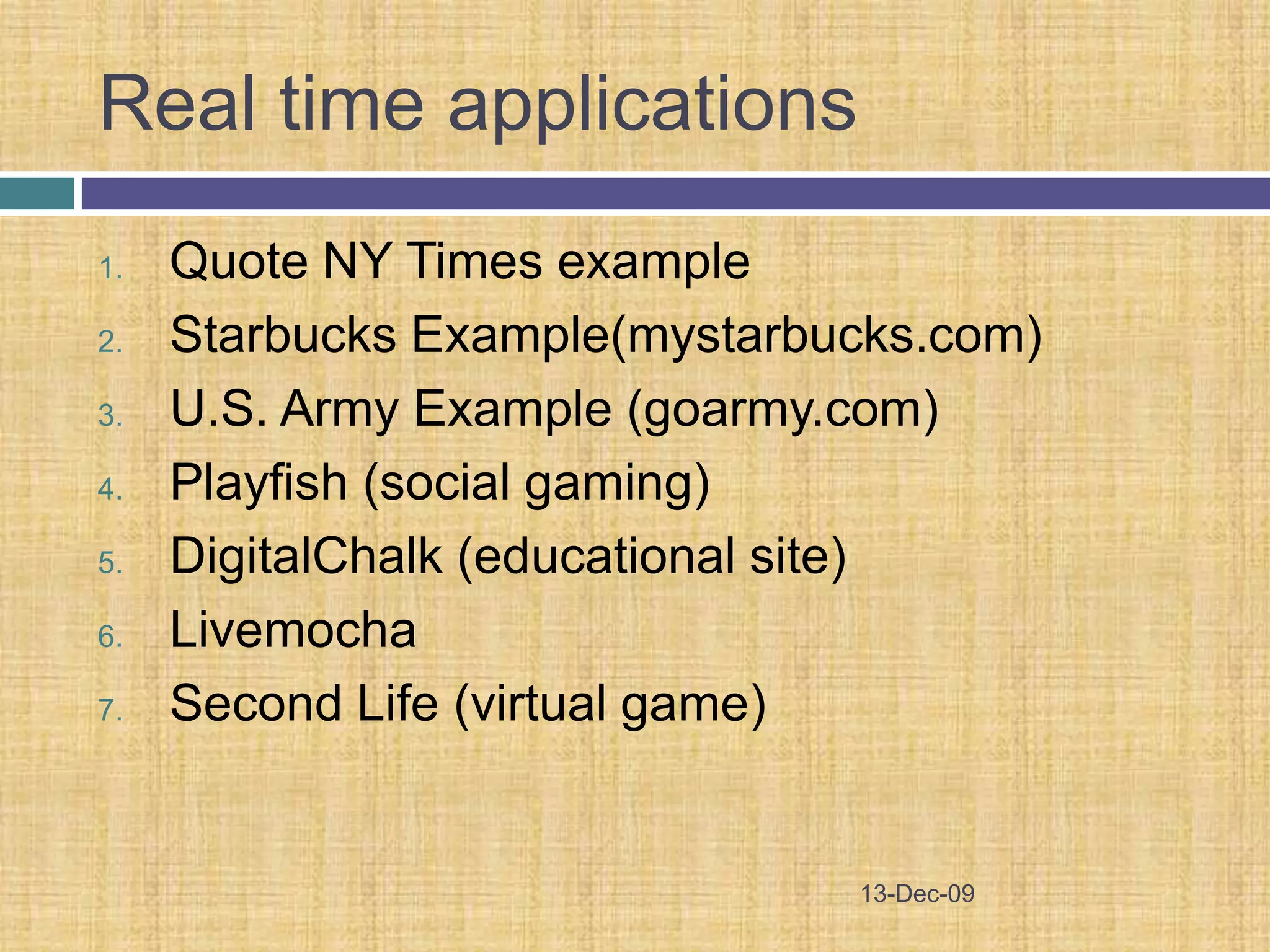 18-Nov-09The “Super Computer” in the SkyTwo ways of building a “super computer” with enough power that users can plug into according to their needs at a particular time:Blue Gene Approach