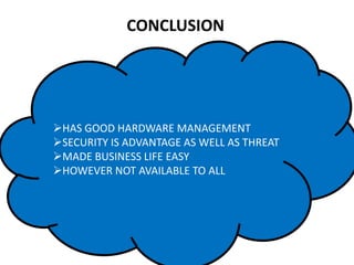  Users "still have to buy, build, and manage clouds“