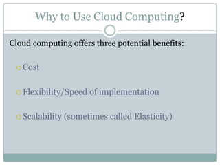 Grids lack automation, agility, simplicity and SLA guaranteesGrid Computing ~ Cont…Small to big