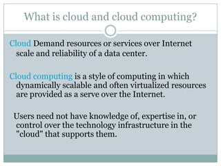 Software as a service(SaaS)