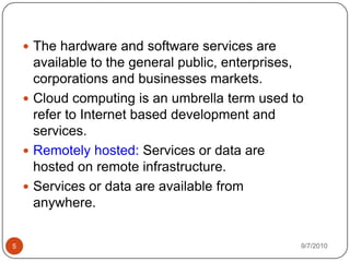 In other words, this is a collection/group of integrated and networked hardware, software and Internet infrastructure.