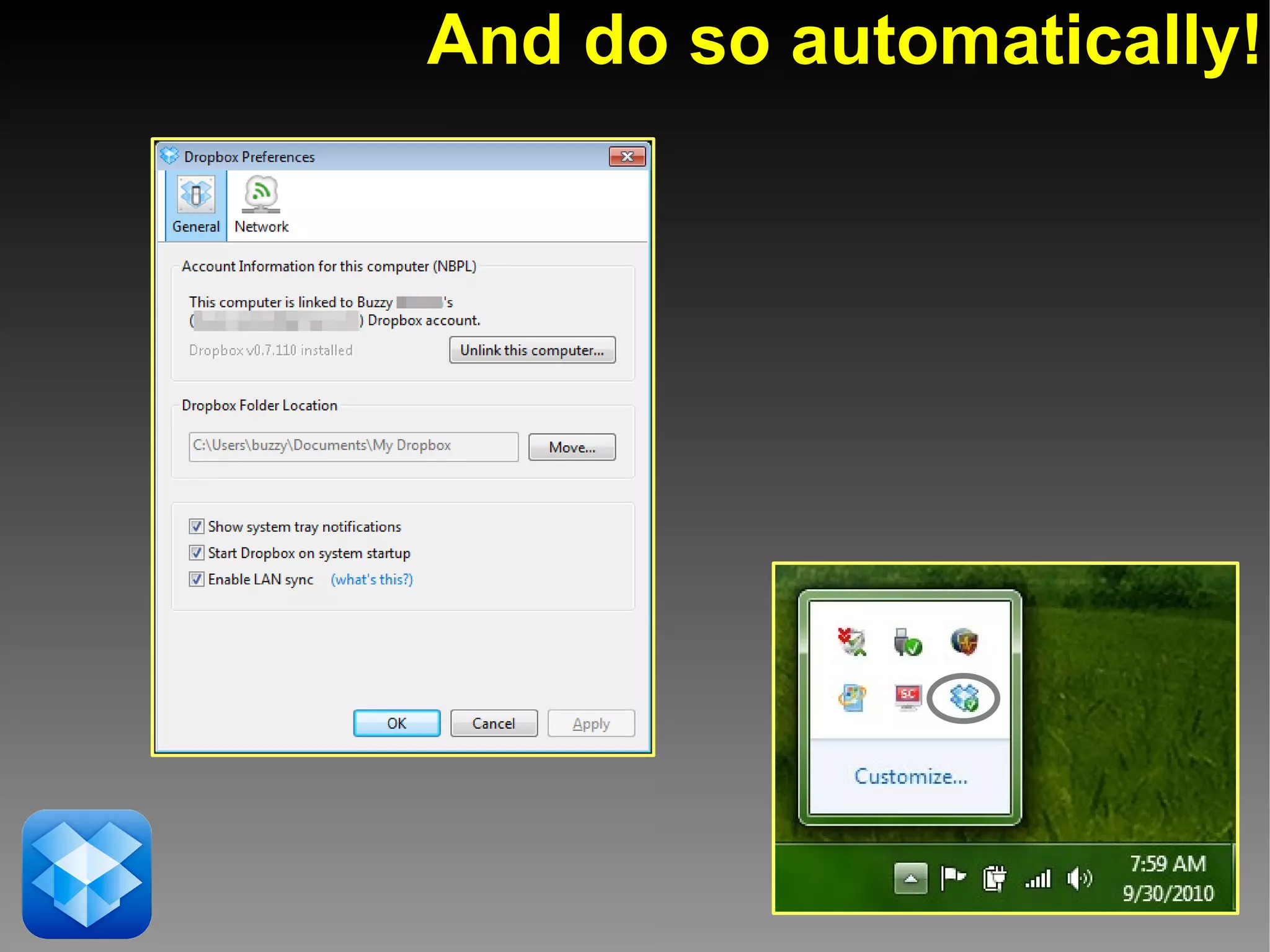 And do so automatically!
 