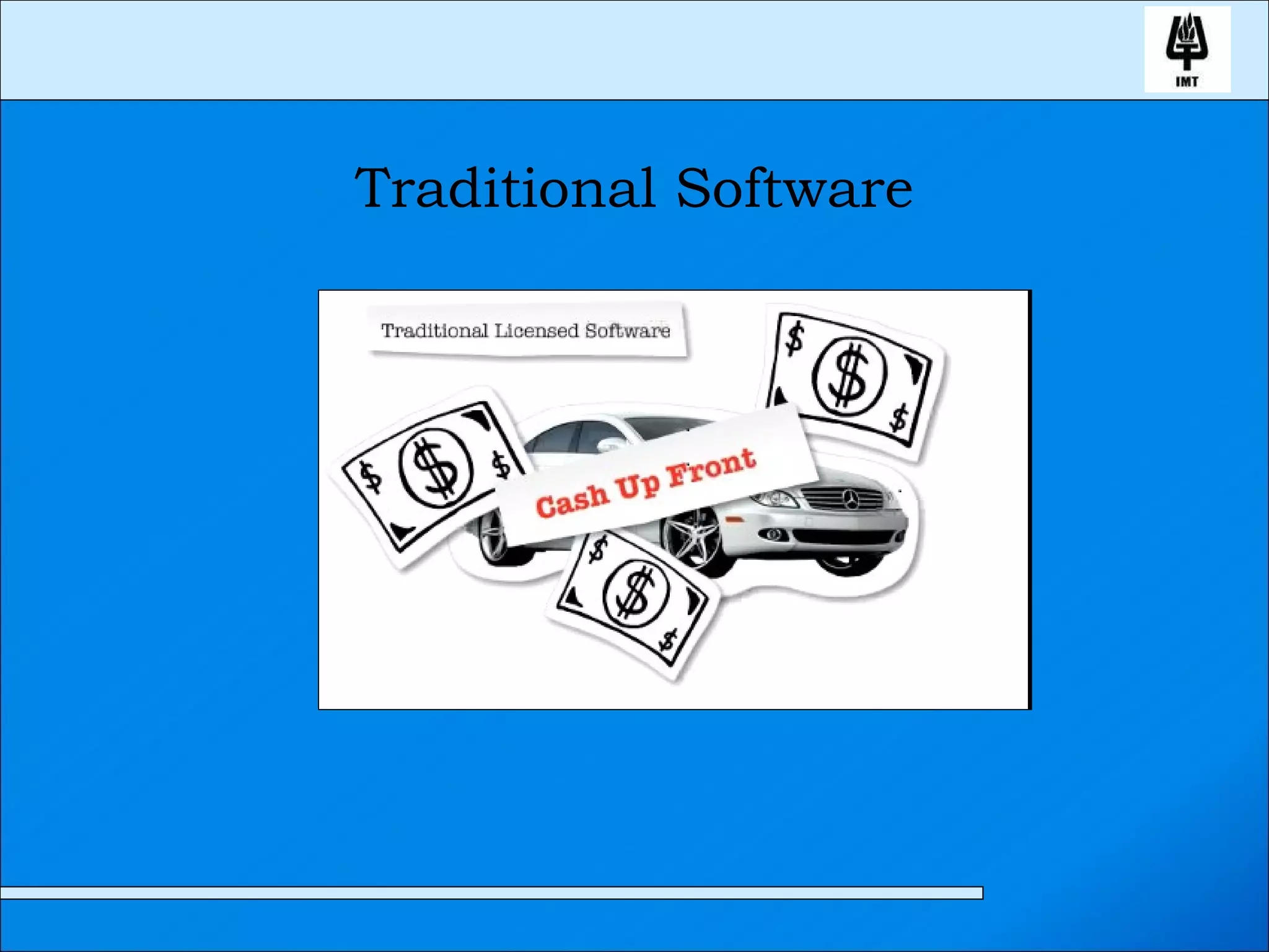Traditional Software 
