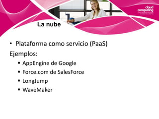 La nubeSoftware como servicio (SaaS)
