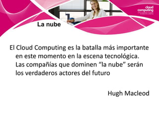 ¿qué nos depara el futuro? Punto 1¿qué es Cloud Computing?