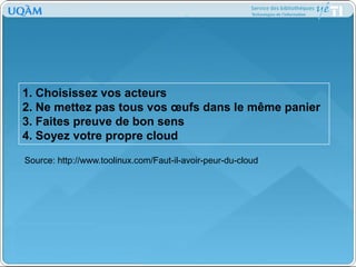 Points de vue divergentset précautions à prendre