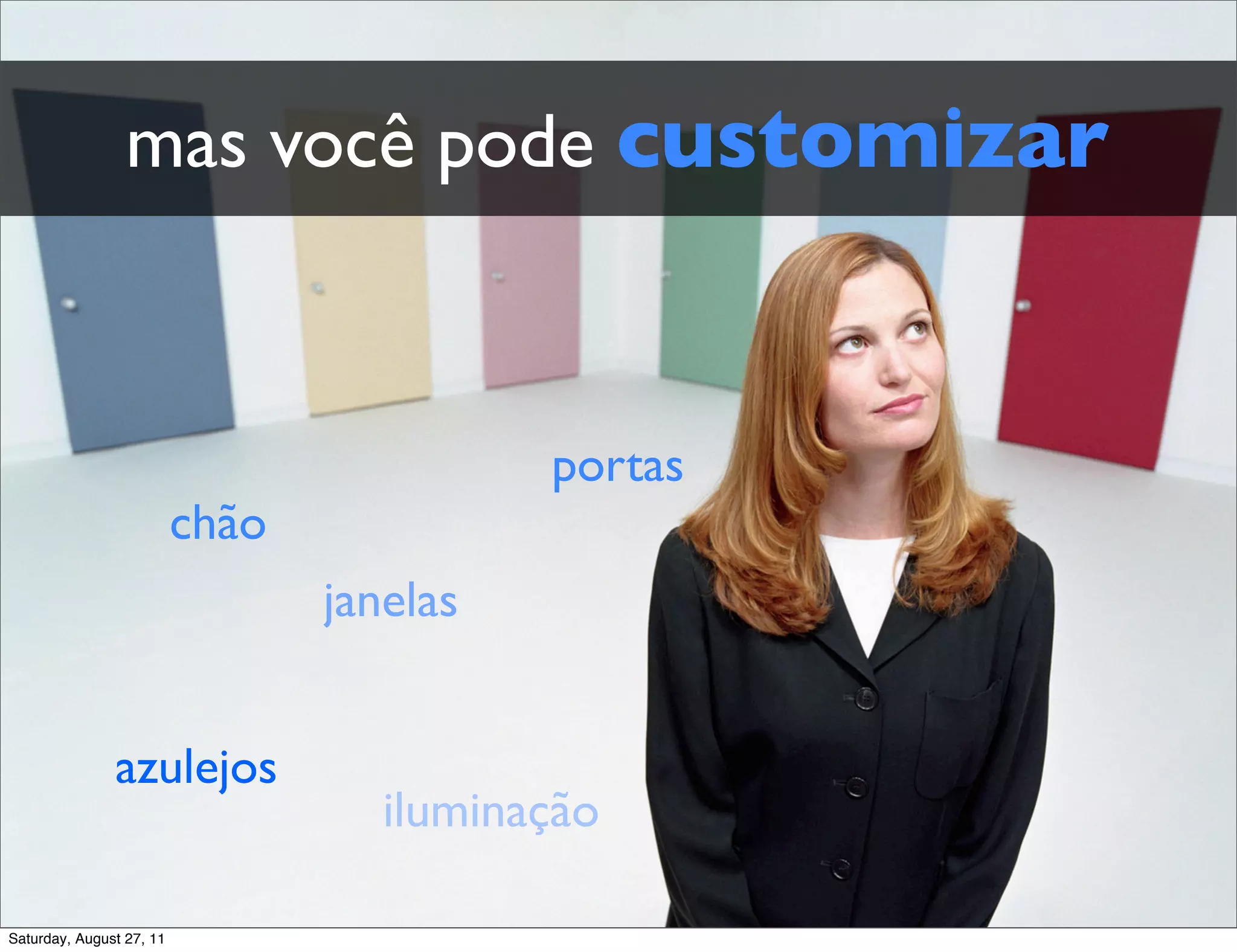 mas você pode customizar portas chão janelas azulejos iluminação Saturday, August 27, 11 