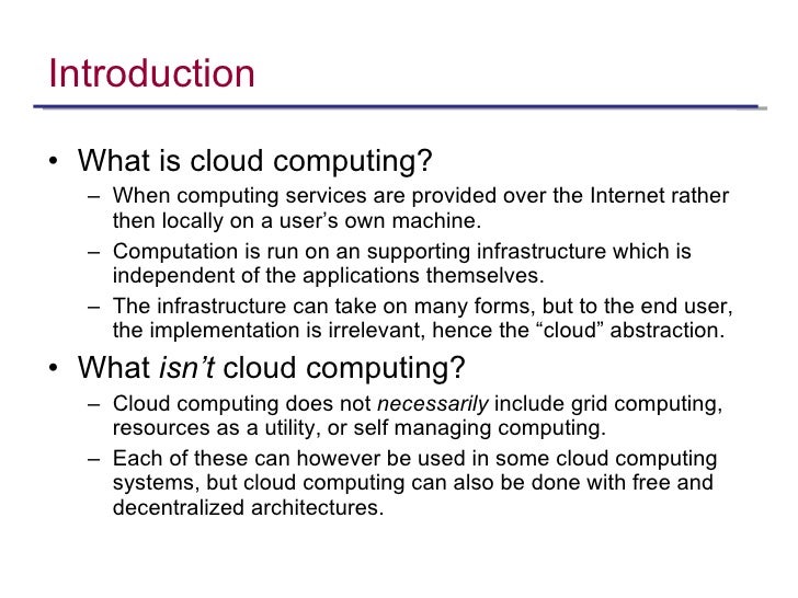 Cloud Computing