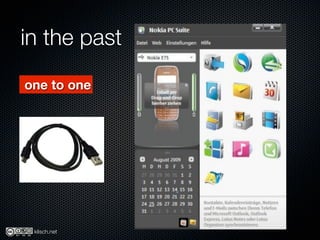 in the past
one to one




 klisch.net
 