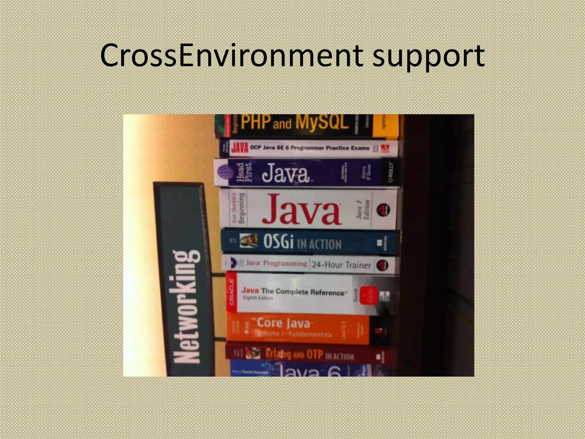 CrossEnvironment support
 