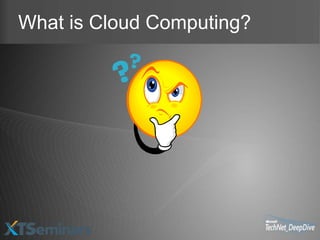 What is Cloud Computing?
 