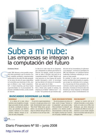 Diario Financiero Nº 50 – junio 2008 http://www.df.cl/  