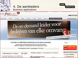 4. De aanbieders  Business applications  