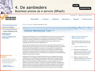 4. De aanbieders  Business proces as a service (BPaaS) 