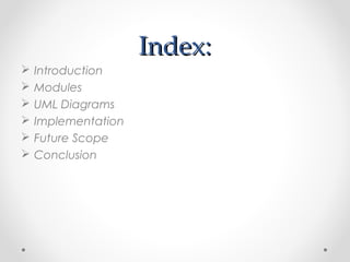 Cloud computing for agent based urban transportation system | PPT