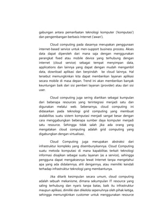 makalah Cloud computing | PDF