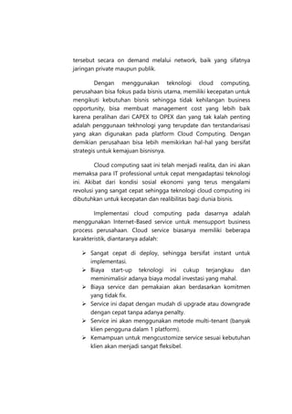 makalah Cloud computing | PDF