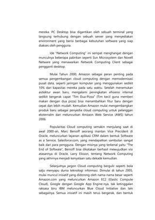 makalah Cloud computing | PDF