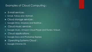 Cloud computing technology | PPTX