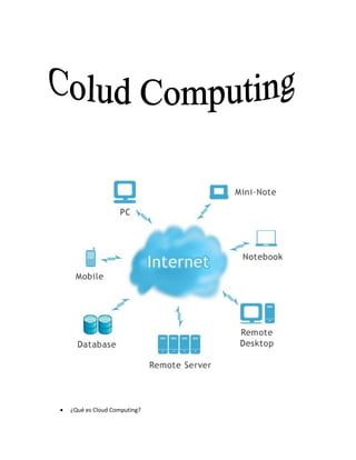 • ¿Qué es Cloud Computing?
 