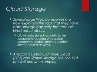 Cloud Computer Storage Examples Cloud computing | PPT