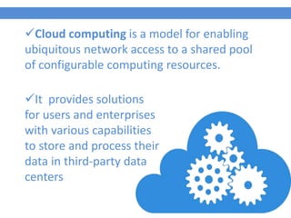 Cloud computing | PPTX
