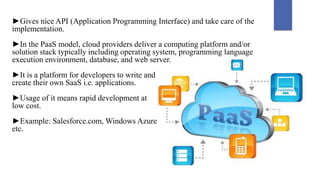 PRESENTATION ON CLOUD COMPUTING | PPTX