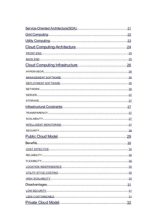 Cloud computing notes