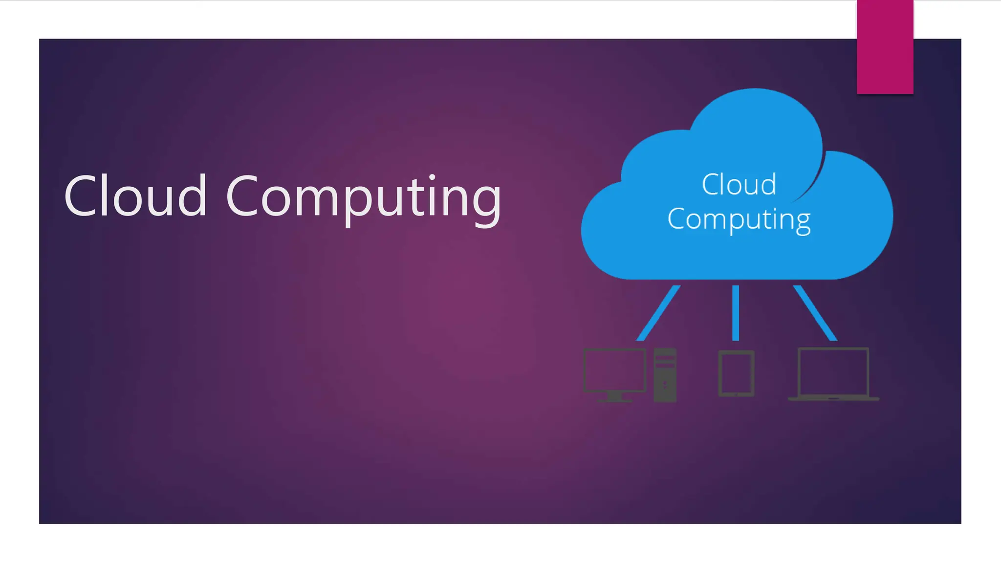 Cloud Computing
 