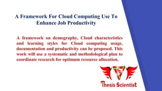 Latest Research Topics on Cloud Computing | PDF