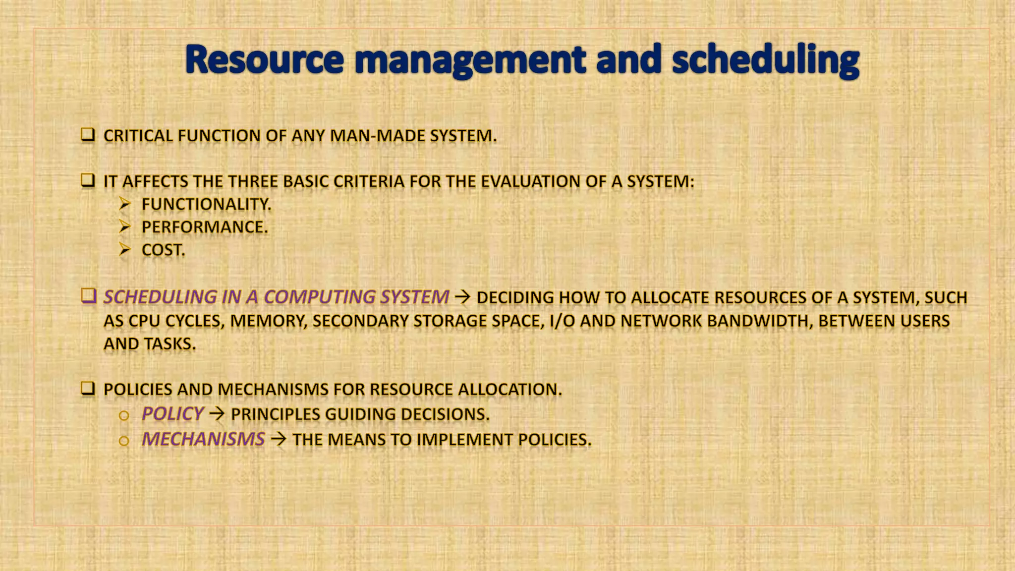 Cloud Resource Management