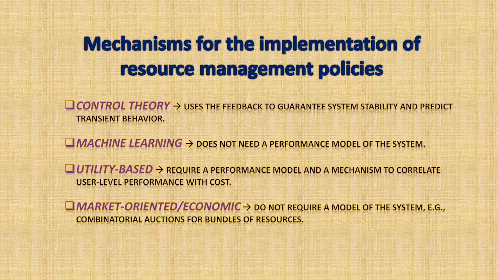 Cloud Resource Management