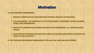 Cloud Resource Management