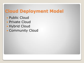 Cloud computing and Cloud Security - Basics and Terminologies | PPTX