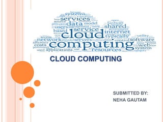 CLOUD COMPUTING
SUBMITTED BY:
NEHA GAUTAM
 