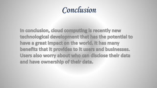 Cloud computing