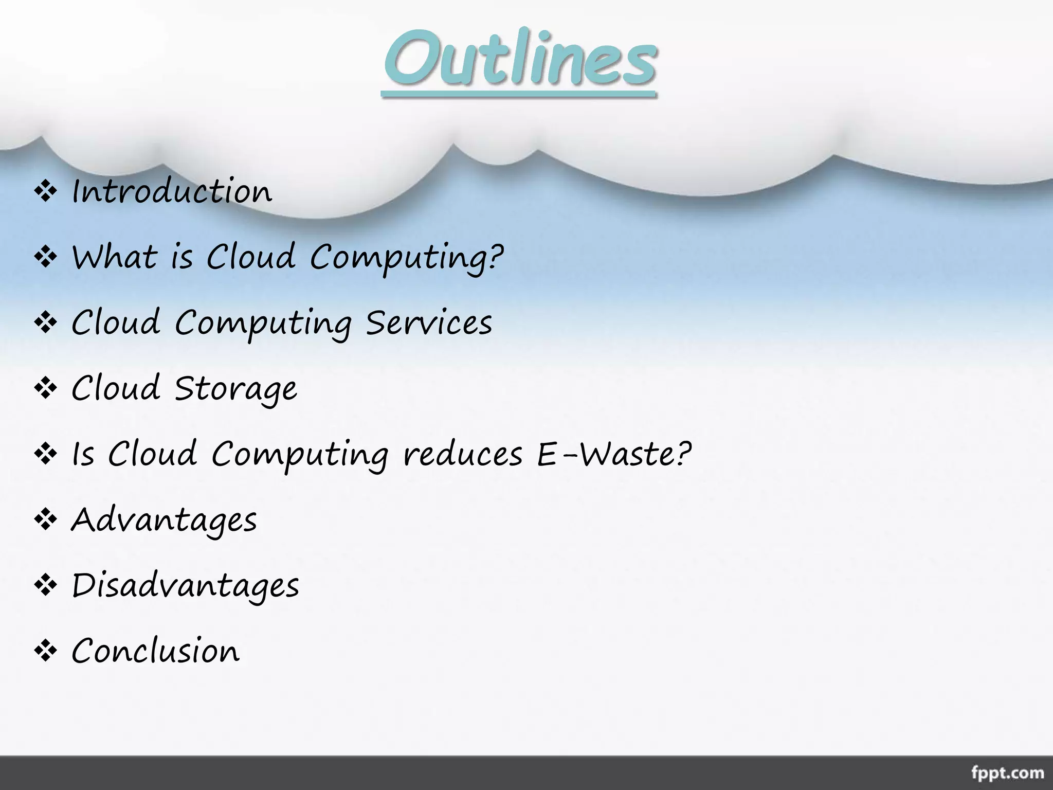 Cloud computing PPT