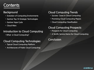 Trend and Future of Cloud Computing PPT