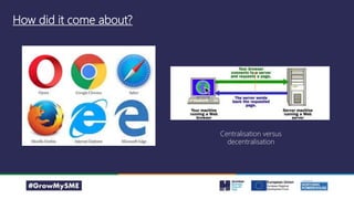 How did it come about?
Centralisation versus
decentralisation
 