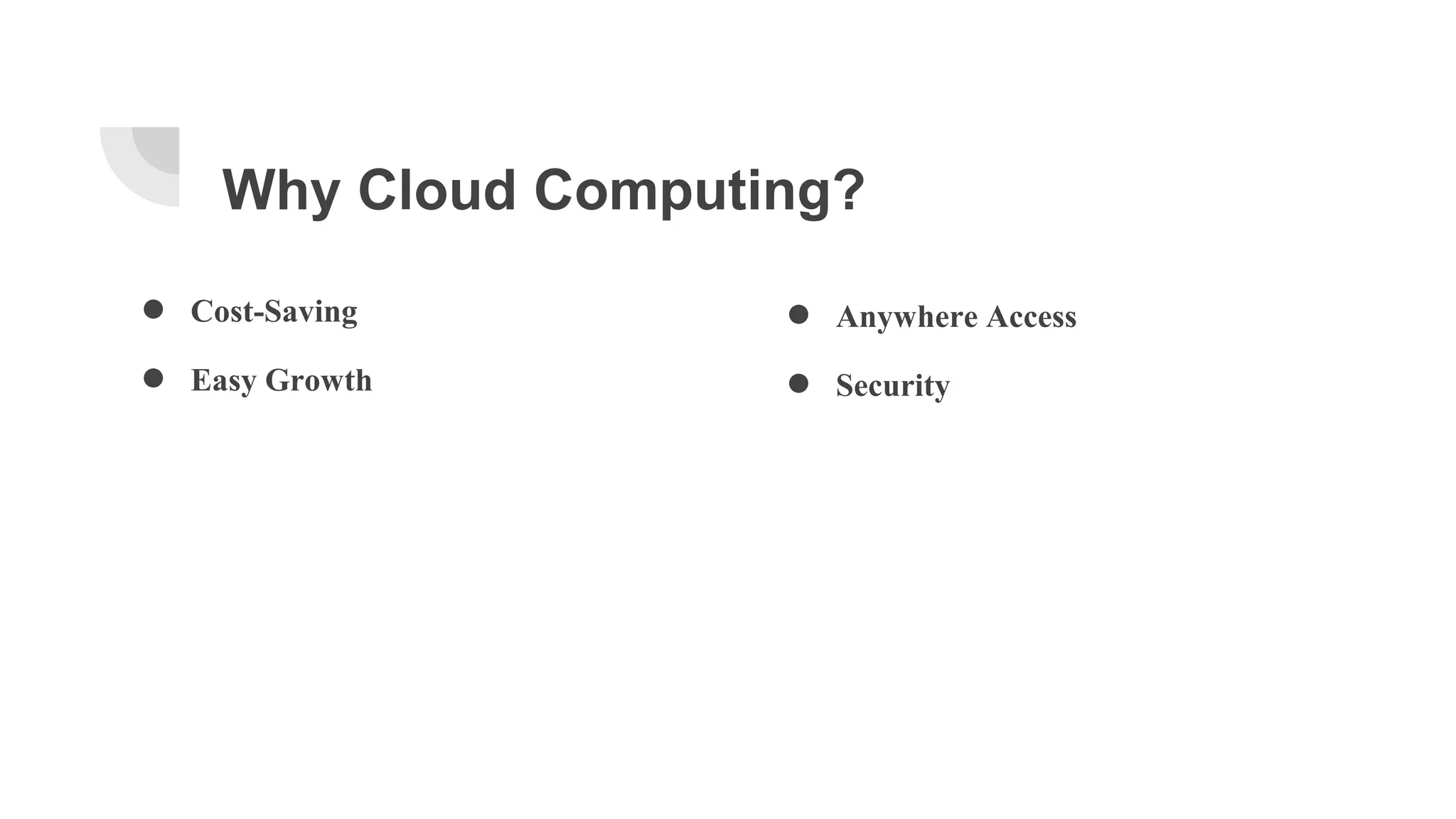 Cloud computing presentation for English students | PPTX