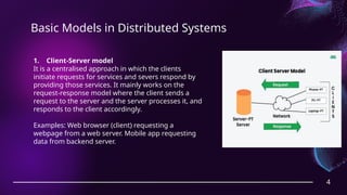 Cloud Computing and distributed systems. | PPTX