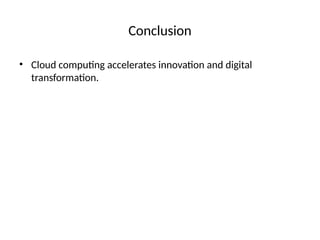 Comprehensive Insights into Cloud Computing and Its Transformative ...