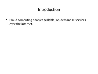 Comprehensive Insights into Cloud Computing and Its Transformative ...